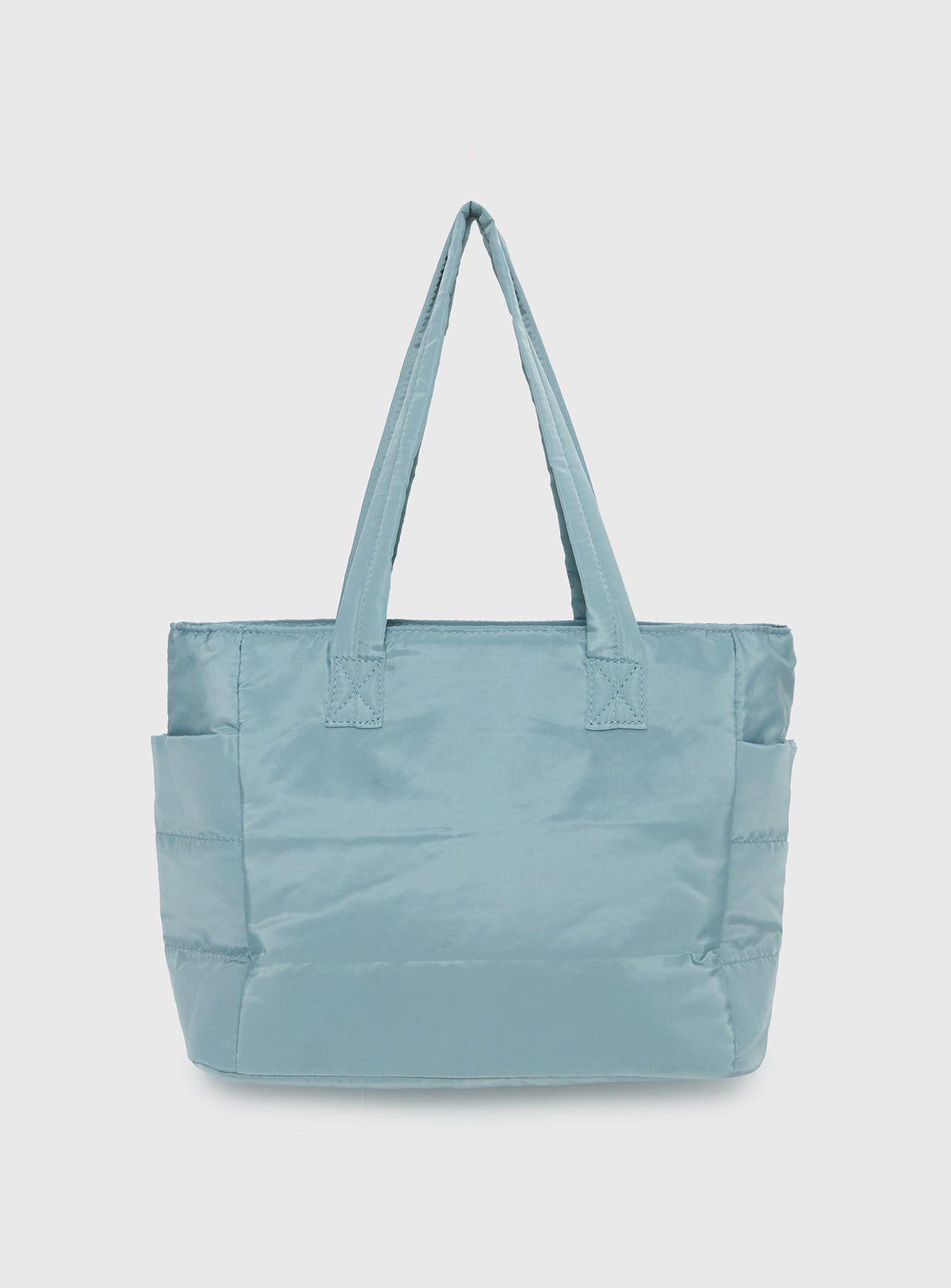 Delicacy Puff Tote Bag Blue