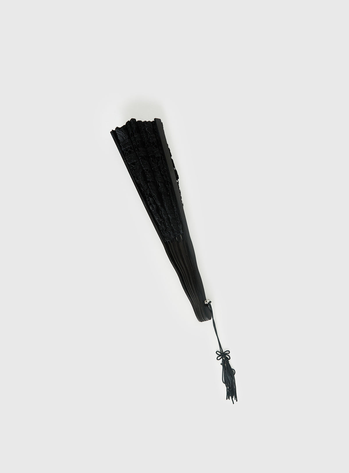Bossa Nova Lace Fan Black