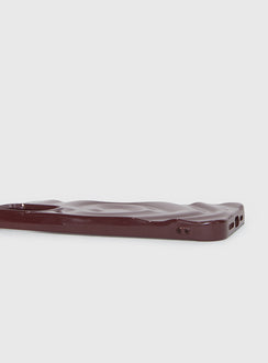 Brisa iPhone Case Heart Burgundy
