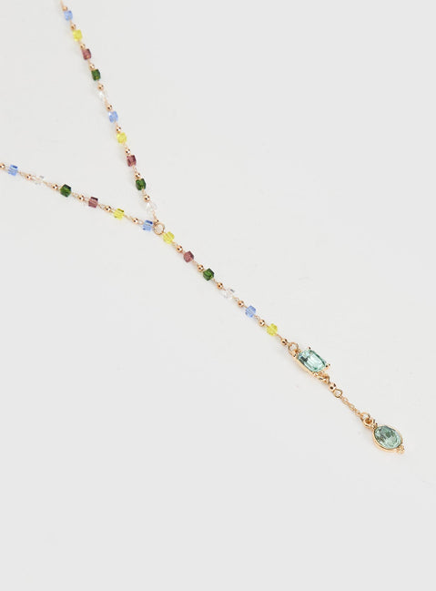 Chappell Y Necklace Gold