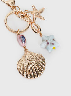 Sealife Keyring Gold