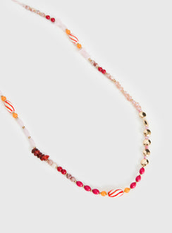 Kenlea Beaded Belt Pink