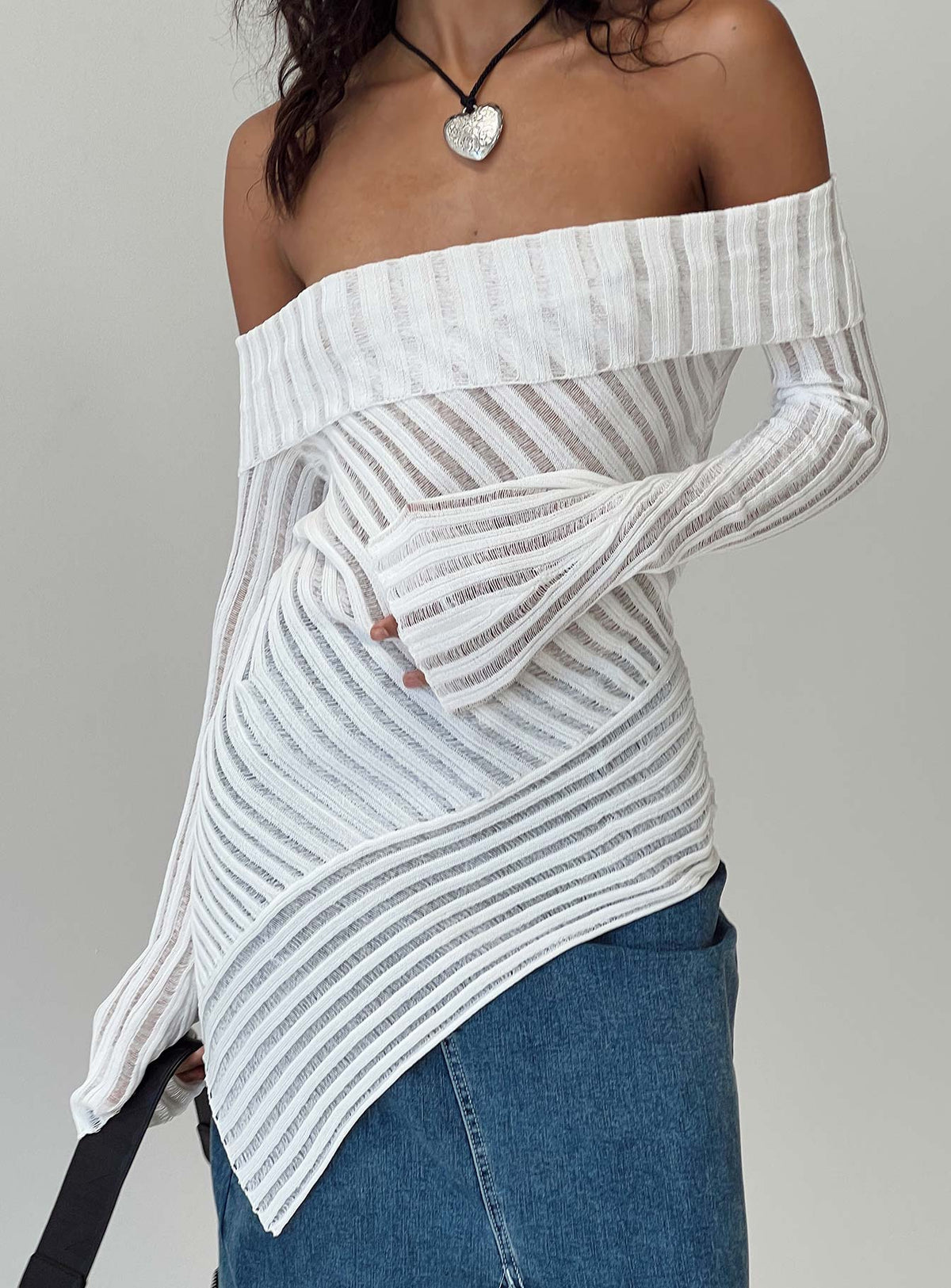 product Cloud Sweater White Princess Polly  Long 