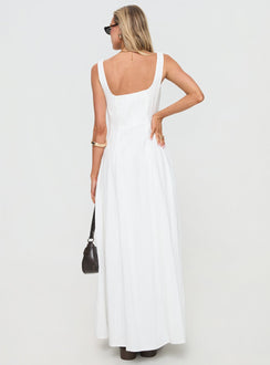 You Can Maxi Dress White