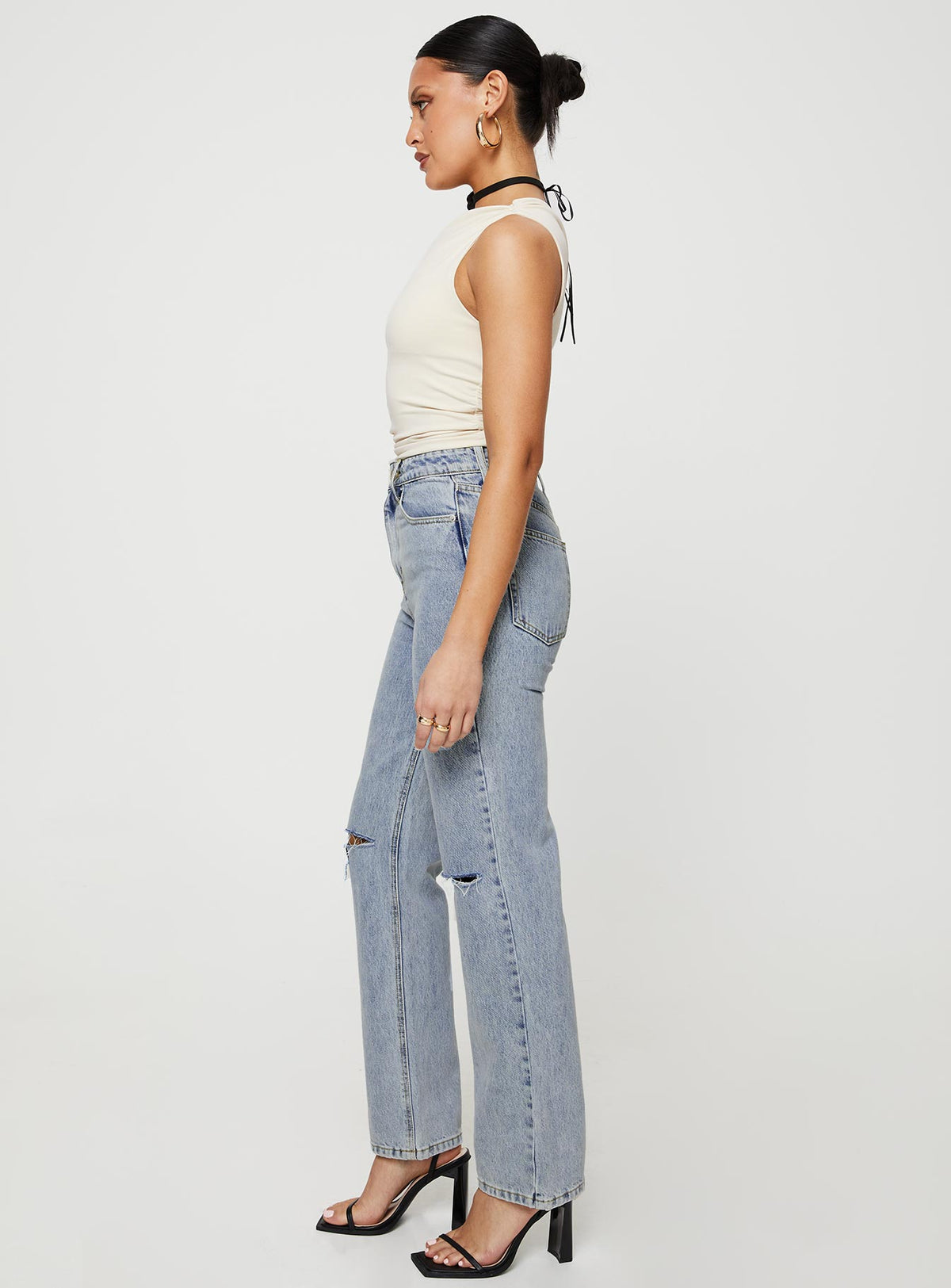 product Princess Polly High Waisted  Holland Jeans Denim