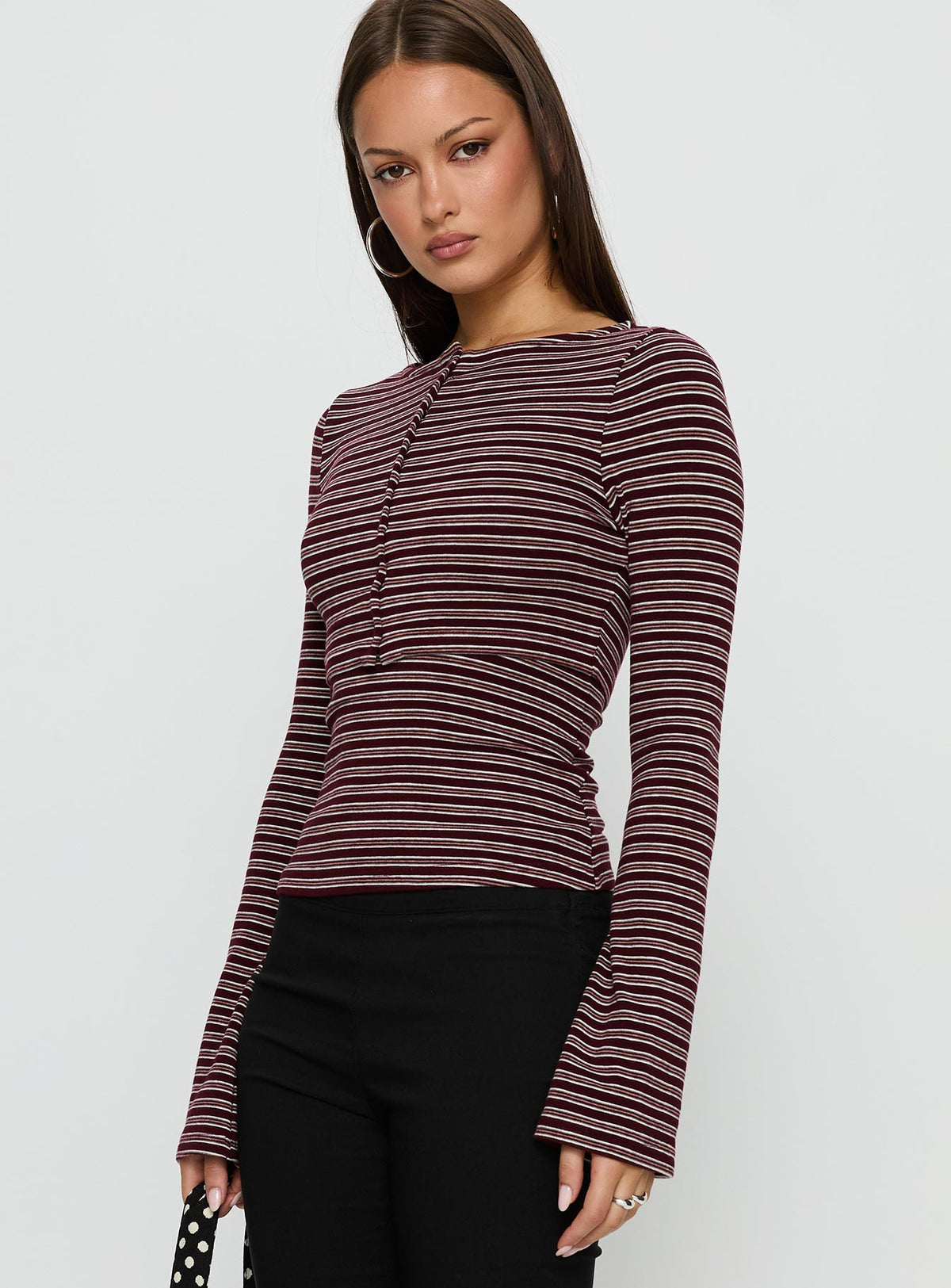 Spence Layered Top Multi Stripe