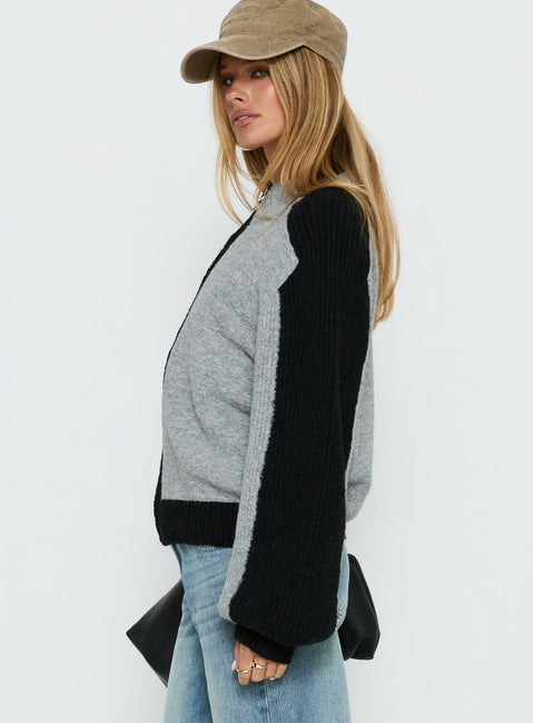 Asrar Sweatshirt Grey / Black