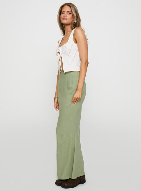 Sophia Maxi Skirt Green Maxi Skirts Skirts 