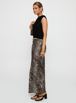 Manda Maxi Skirt Leopard Maxi Skirts Skirts 