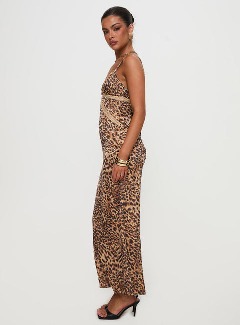 Sanctuary Maxi Dress Leopard