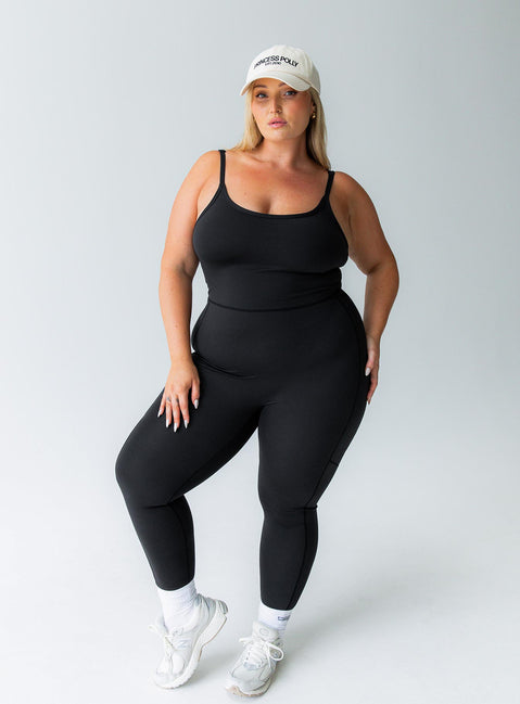 Black one piece catsuit