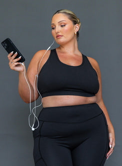Black crop top