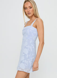 Cerise Mini Dress Lilac Burnout