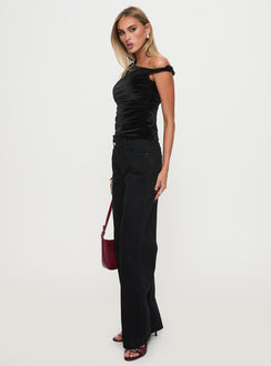 Jankins Low Rise Straight Leg Jeans Black Mid Rise Jeans Jeans 
