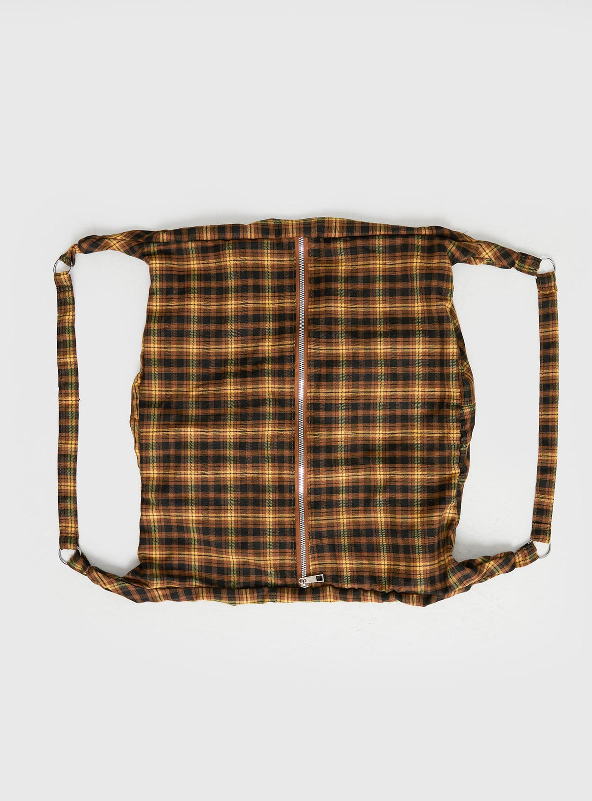 Catch Up Oversized Tote Bag Yellow Check