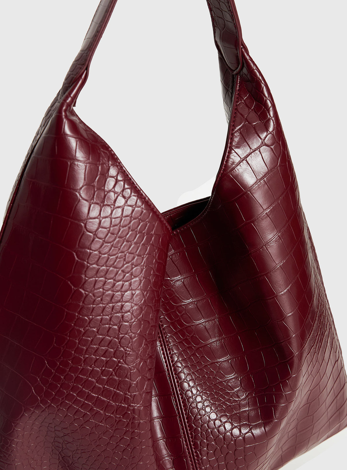 Treat Me Nice Oversized Shoulder Bag Red