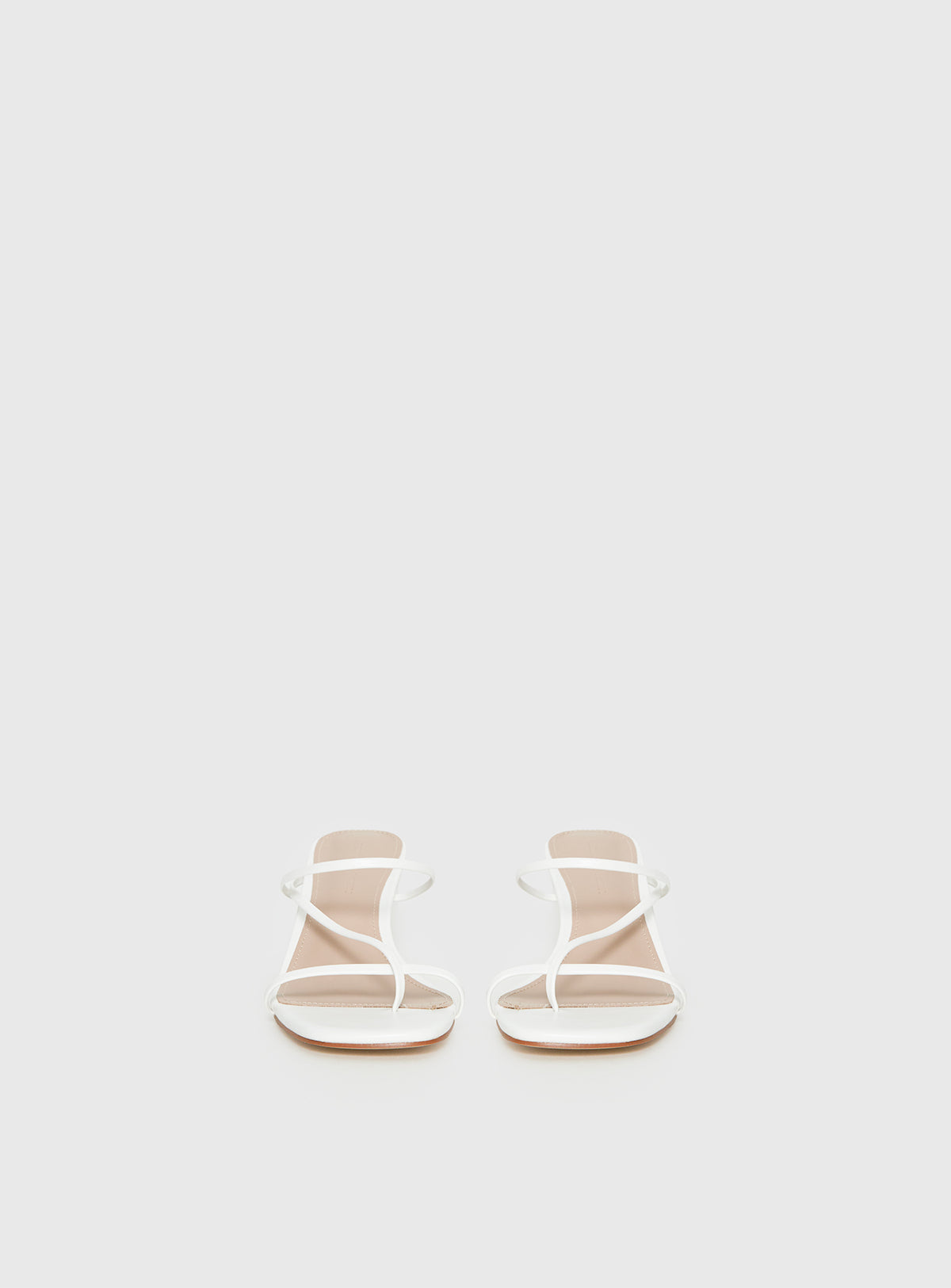 The Becka Heels White