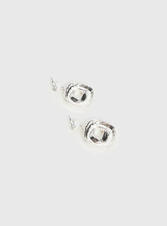 Naples Statement Earrings Silver