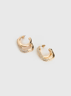 On Your Mind Earring Pack Gold