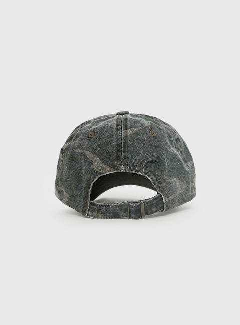 Cadey Cap Washed Camo