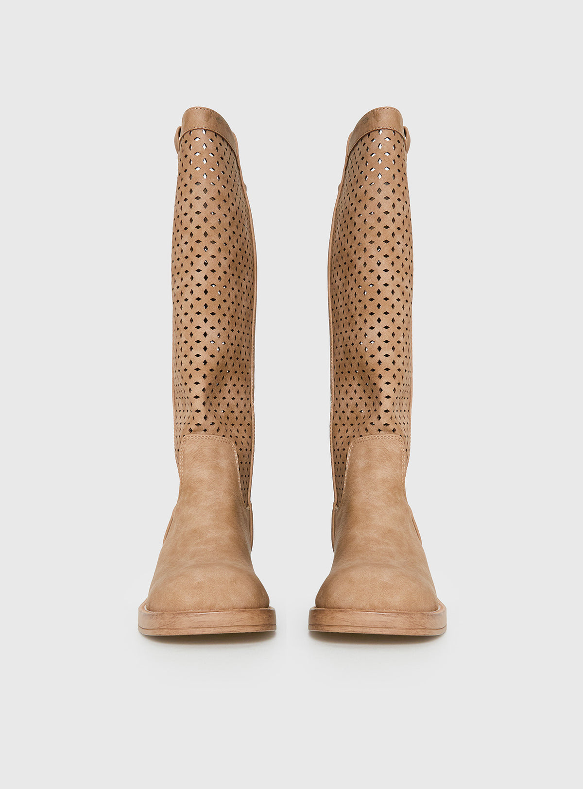 Therapy Festival Knee High Boots Natural