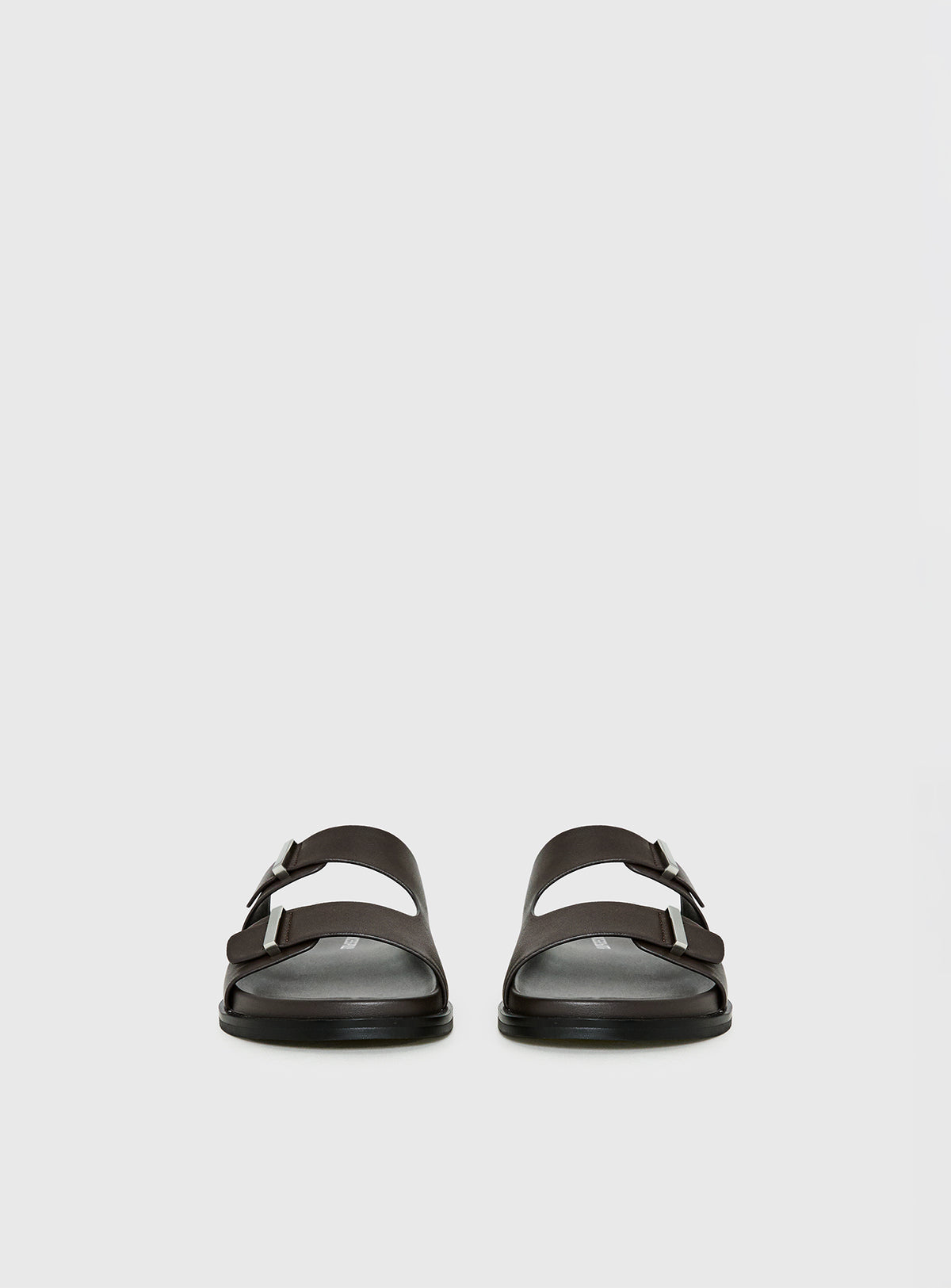 Dedication Double Strap Sandals Chocolate