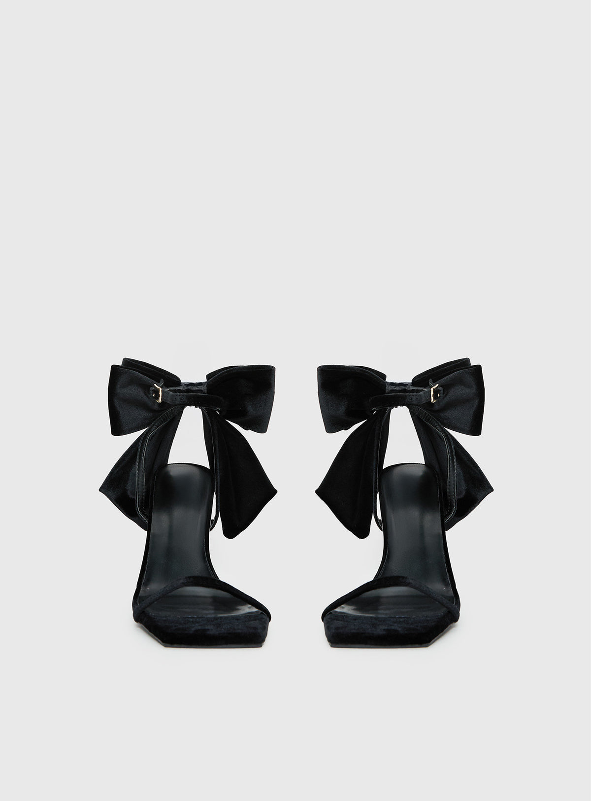 Billini Elesa Bow Detail Stiletto Heels Black