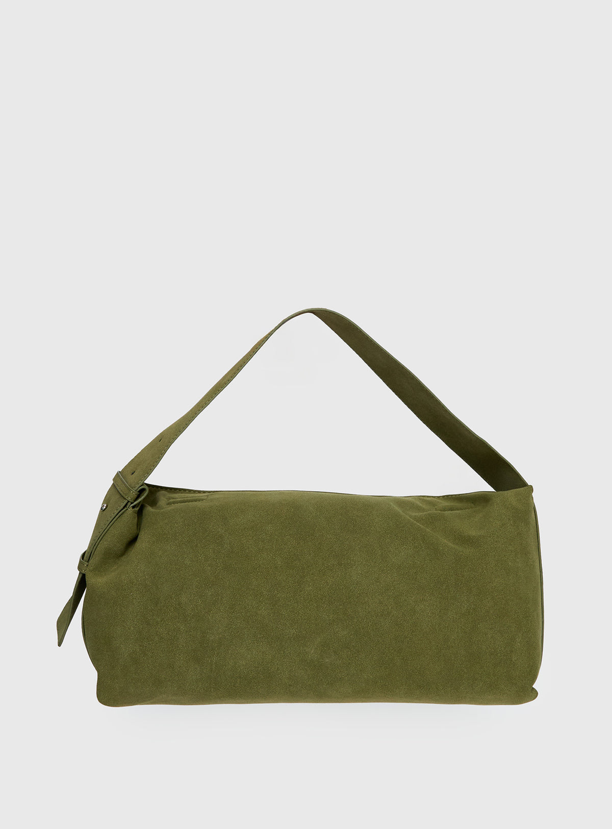 Seraphia Faux Suede Shoulder Bag Green