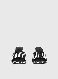 Sunset Boulevard Heels Zebra