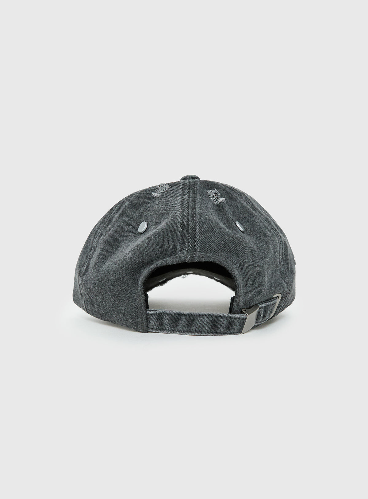 Night Shift Distressed Stud Cap Black