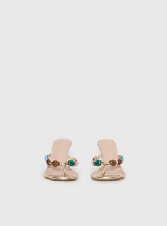 Nina Bead Heels Multi