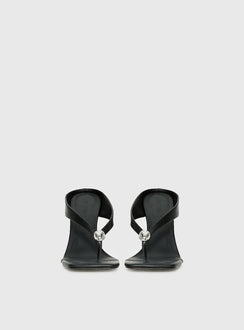 Two Summers Wedge Heels Black
