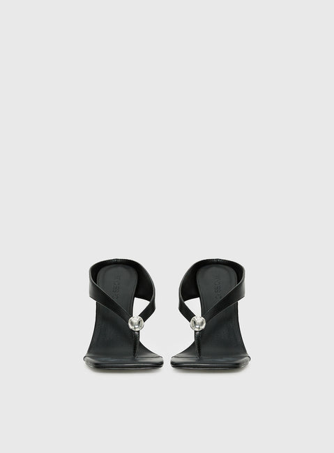 Two Summers Wedge Heels Black