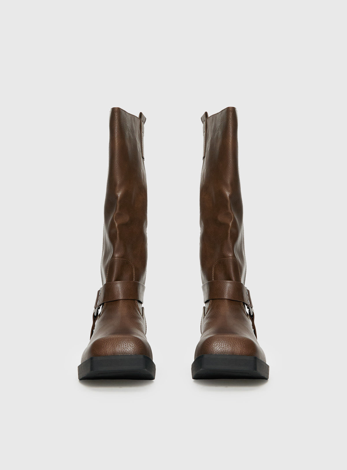 Wrecked Western Boots Brown