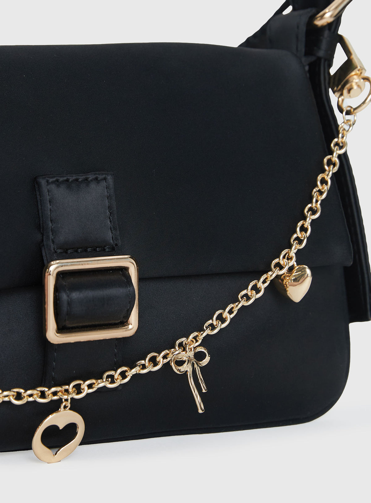 Lucky Charm Bag Charm Gold