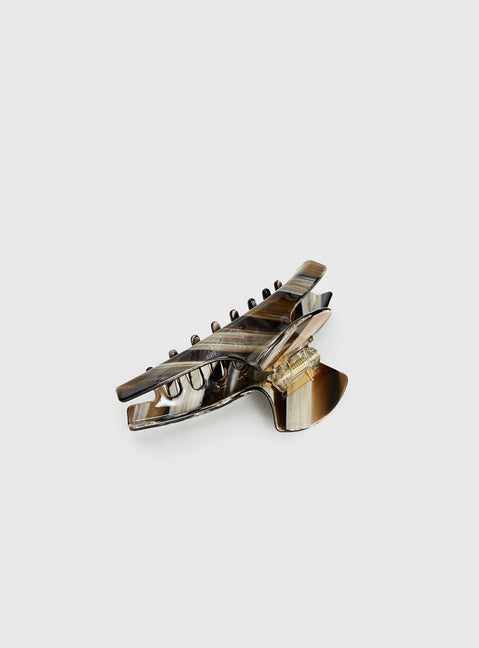 Yasmyn Hair Clip Brown
