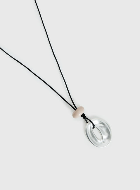 Notting Hill Long Necklace Silver