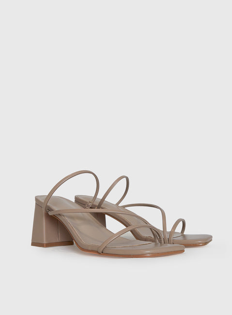 Billini Yazmin 2.0 Heels Dark Taupe