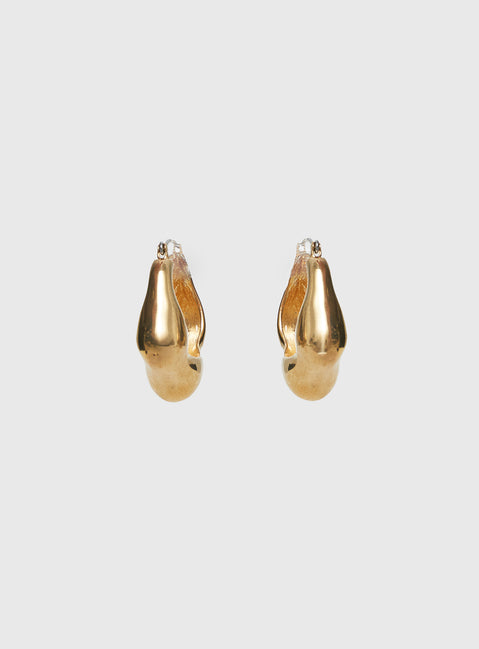 Maesie Hoop Earrings Gold