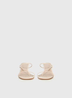 The Becka Heels Beige