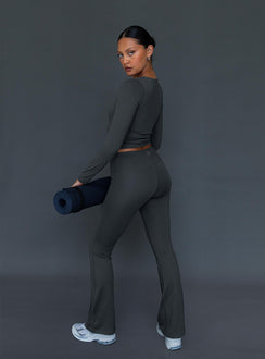 Grey yoga pants