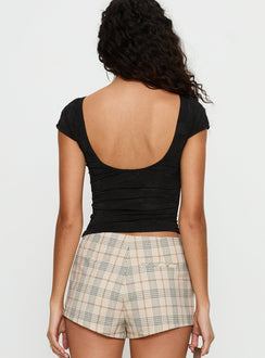 Avena Backless Top Black