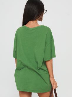 Farmers Market Oversized Graphic Tee Green