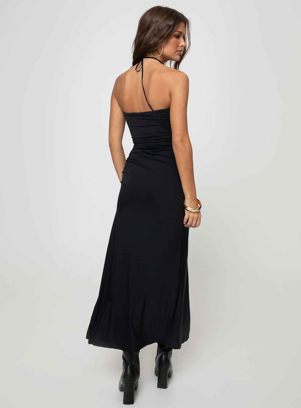 product Princess Polly Crew Neck  Samirah Maxi Dress Black