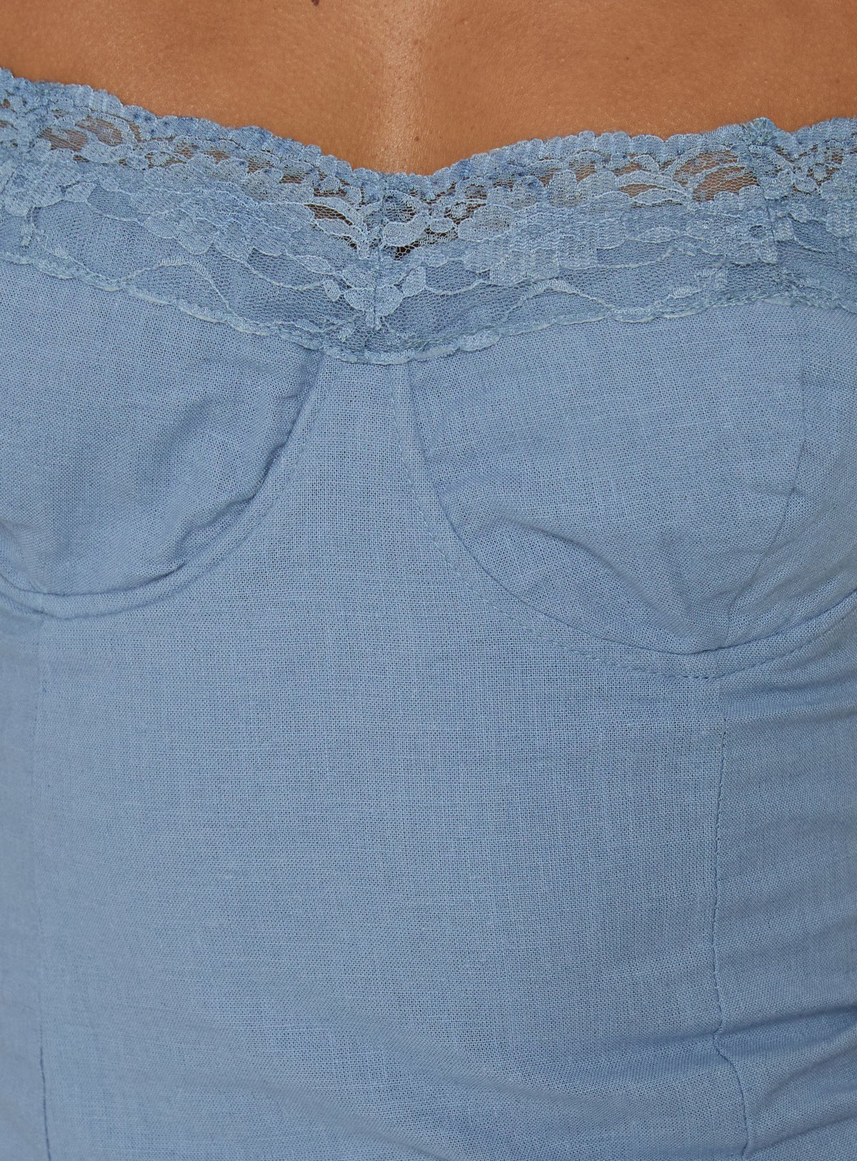 Elsea Structured Cami Top Blue
