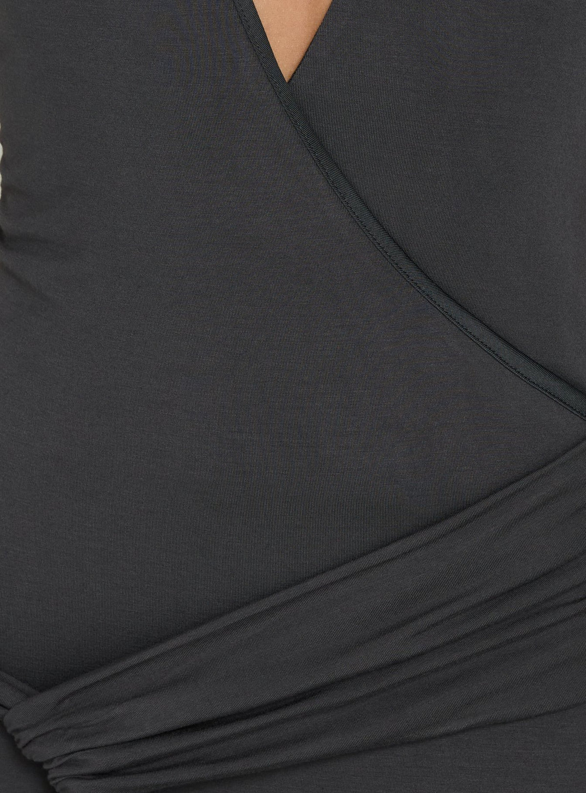 So Major Draped A-Line Maxi Dress Slate