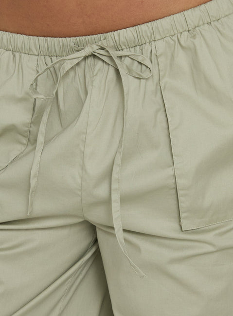 Designed with the Toren Drawstring Straight Leg Pants Stone womens-regular-pants featuring mid-rise detail Princess Polly