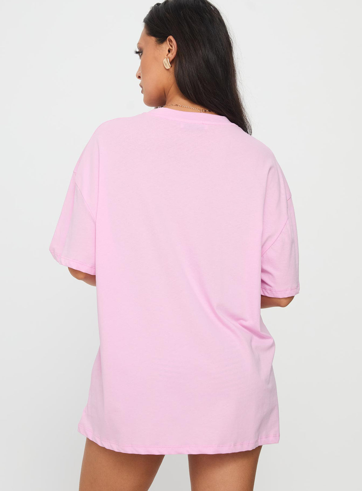 Lemon Drop Oversized Top Pink