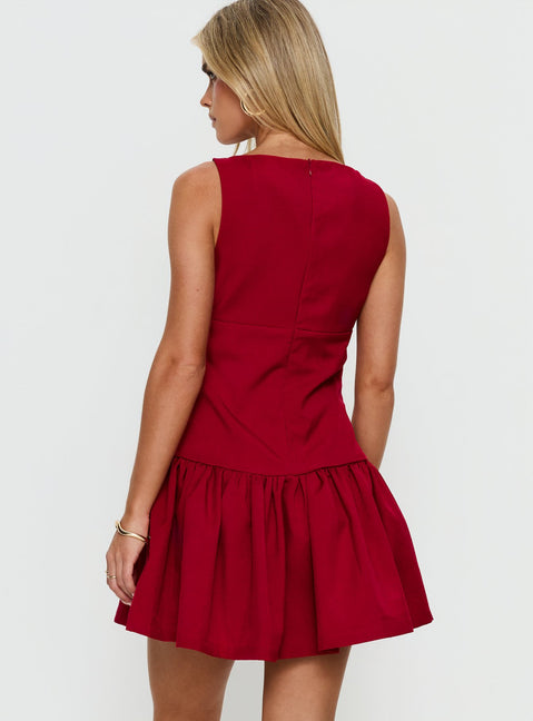 Milienne Mini Dress Red