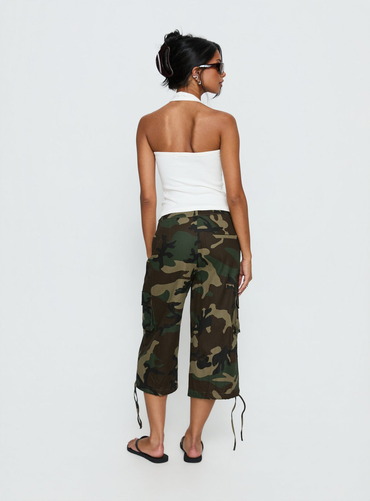 Vancer Longline Cargo Shorts Camo